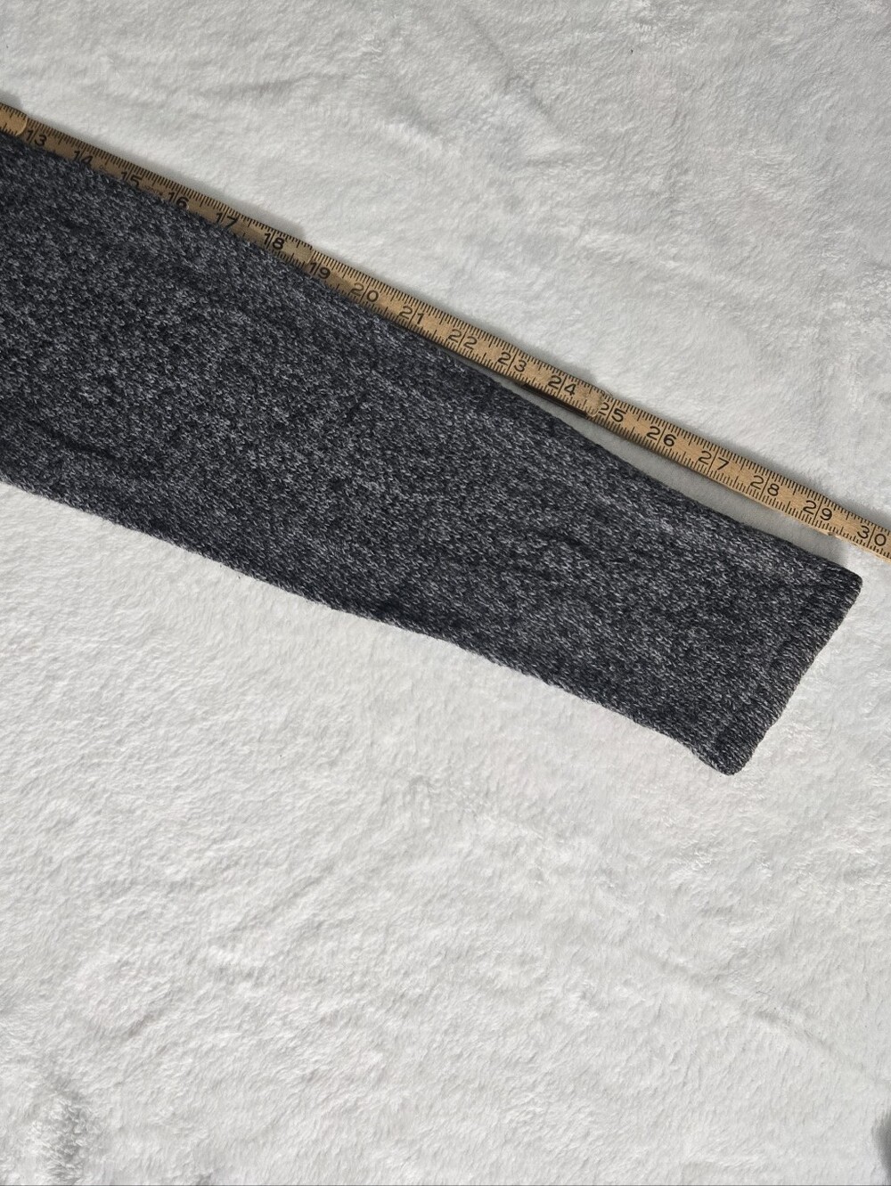 Vintage Erika Women’s Charcoal Gray Fair Isle Half-Zip Knit Sweater - Picture 8 of 8